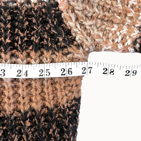 Lane Bryant Plus Size 22/24 V-Neck Tunic Style Over-Sized Sweater Striped EUC! - Picture 15 of 16